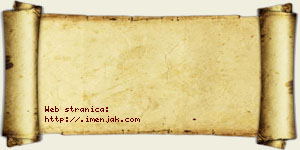 Divna Jazački vizit kartica